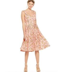 Gal Meets Glam pleated dress, multicolored